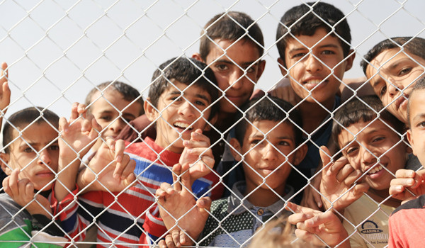 كركوك، عدد من اطفال النازحين في كركوك، بعد تمكنهم من الهرب من المناطق التي كانت تخضع لسيطرة داعش تصوير: كركوك ناو
