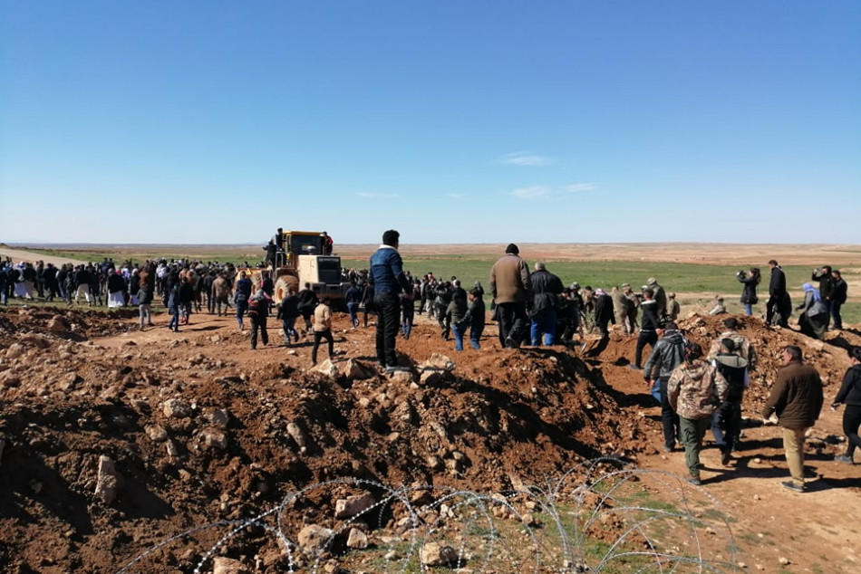 Naynawa – kurtulan 21 Ezidi, Mart 2019, Irak-Suriye sınırından Sincar'a geri döndü. Fotoğraf: KirkukNow