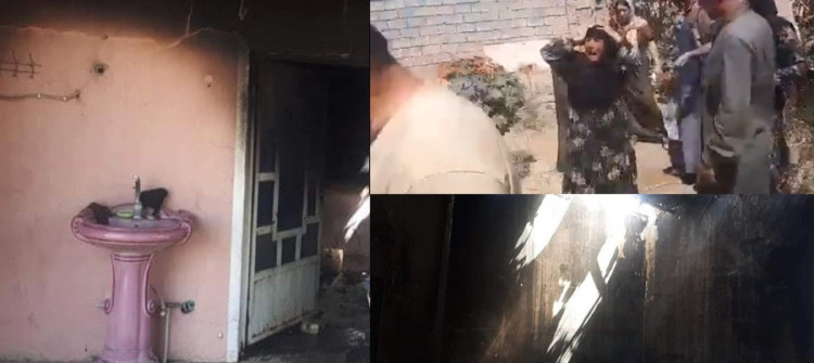 House of Kaka’i family in south Kirkuk set on fire