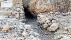 The main water source of Mount Shingal dries up