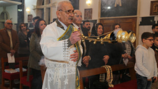 Christmas Eve Mass at Kirkuk's The Holy Family Syriac Catholic Church