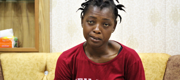 Abandoned guest worker from Sierra Leone claims she was beaten and her passport withheld