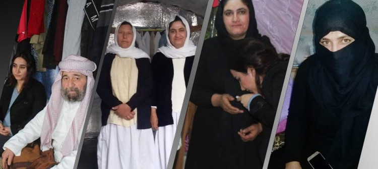Yezidi kadınlar siyah kıyafetlerini çıkardı