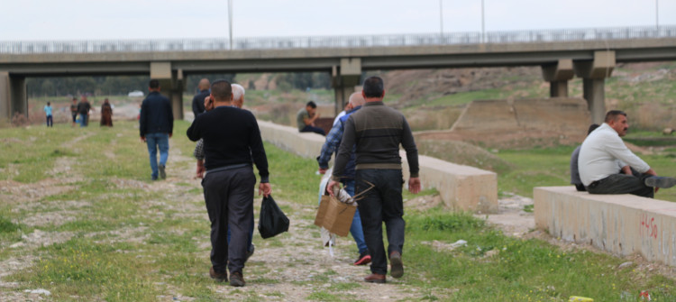 Kirkuk: people 'cannot' stay home and visit Khasa River