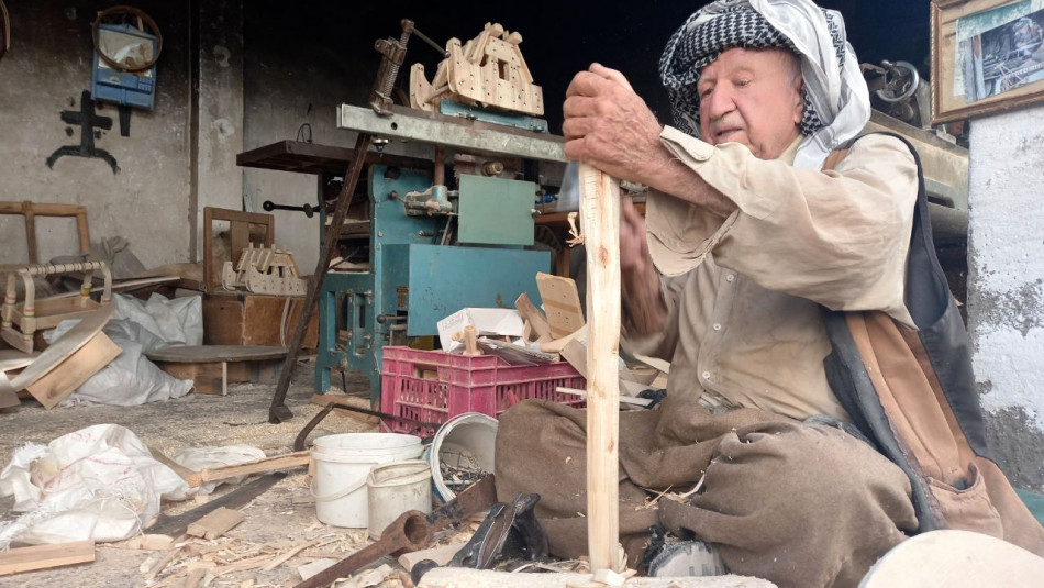 Ganim 70 yıldır marangozluk yapıyor