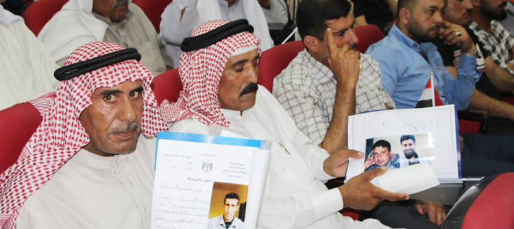 المجلس العربي يسلم قائمة بأسماء 1000 معتقل ومتغيب الى محافظ كركوك وكالة