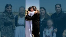 10 yıllık hasret bitti:2 Ezidi ailesine kavuştu