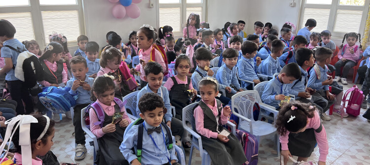 Sole Kurdish Kindergarten in Daquq Accommodates Half of Kids Following Summer Fire