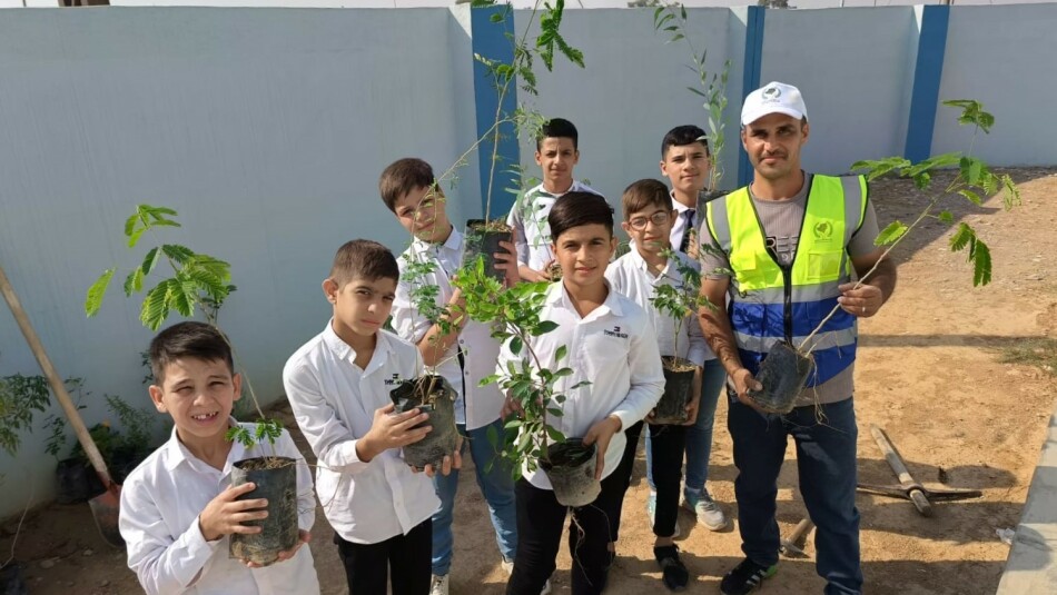 Kirkuk Youth Voluntarily Launch Initiative for Afforestation of Oil-rich Province