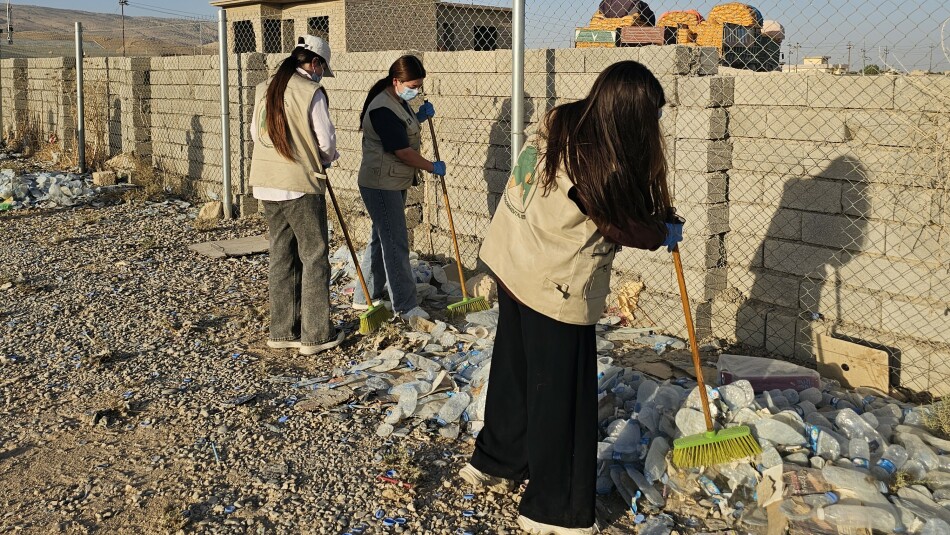 By Simple Capabilities Fight Big War: Volunteers Tidy Shingal (Sinjar), Plant Trees