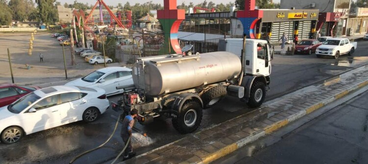 البلدية تعمل بنصف الياتها.. <br>مخاوف من تحول المدينة الى مكب نفايات عام