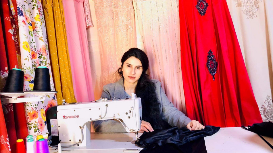 Displacement did not stop Sayfi from designing traditional Ezidi attire