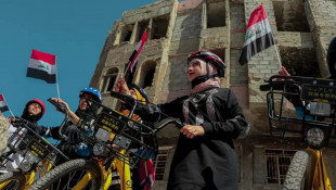Ninova Gençlik ve Spor Müdürlüğü, Musul'da kadın bisiklet yarışı düzenledi