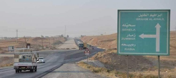 6 aydan sonra Sihela-Şengal-Zumar karayolu açıldı