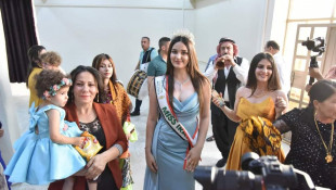 بالصور: ملكة جمال العراق تعود الى ديارها