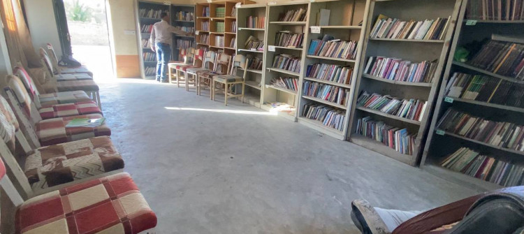Kakai Kütüphanesi yüksek sıcaklıktan kapandı
