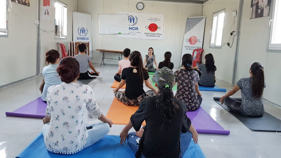 Rounak believes in Yoga as relief for IDPs